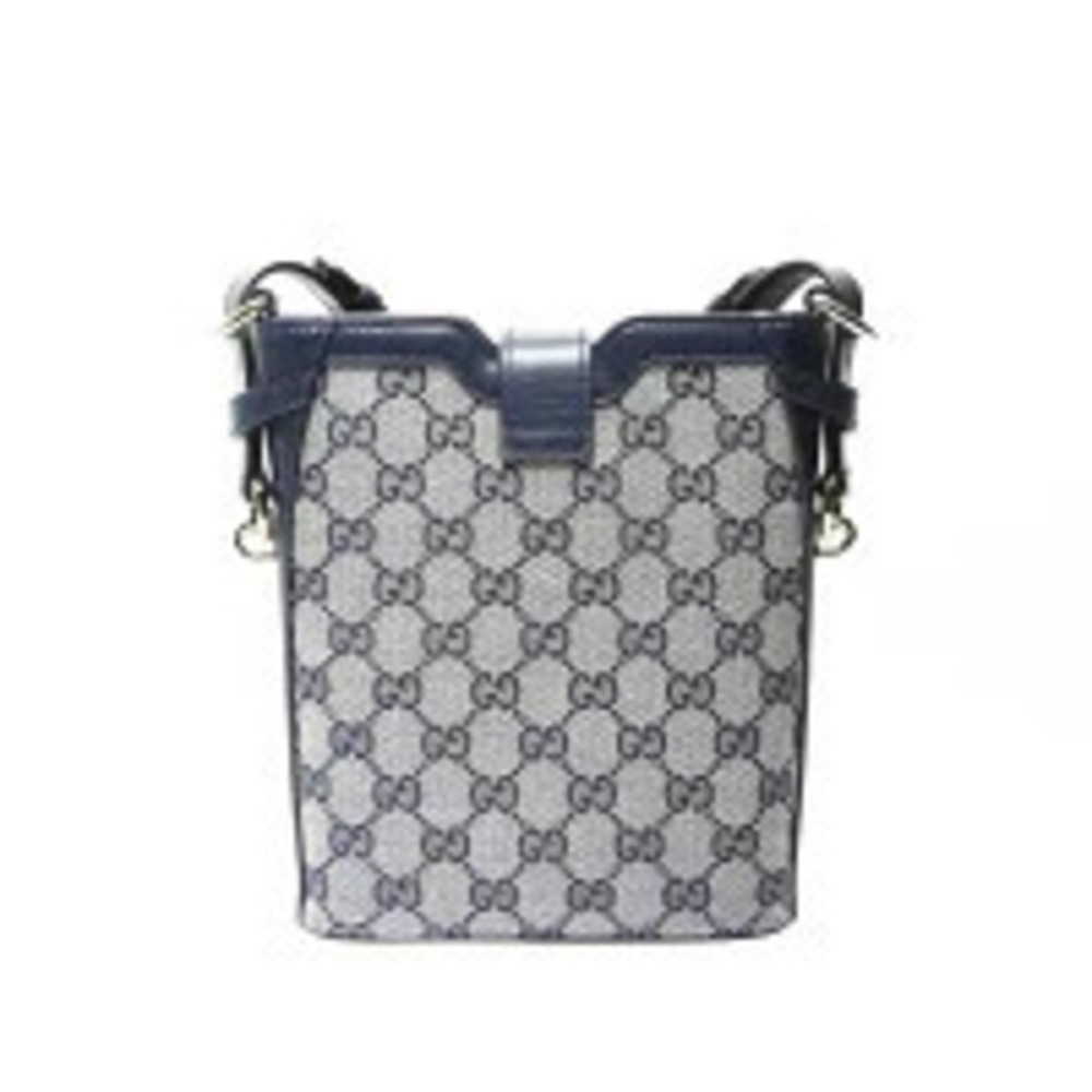 Gucci Canvas Brown GG Shoulder Bag Beige